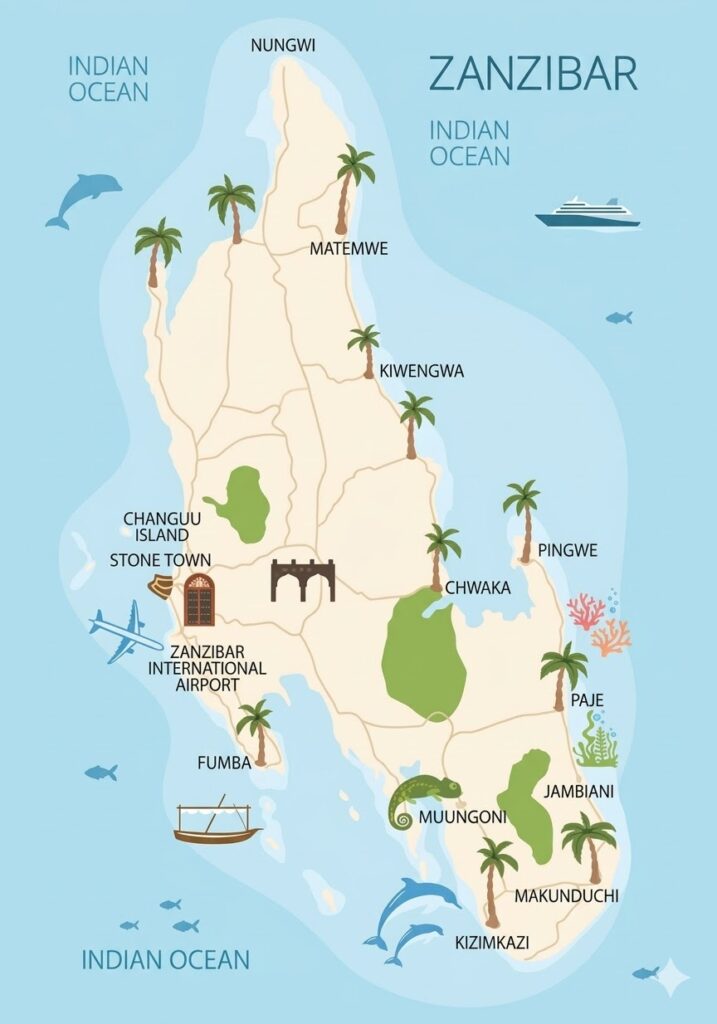 Zanzibar dove si trova